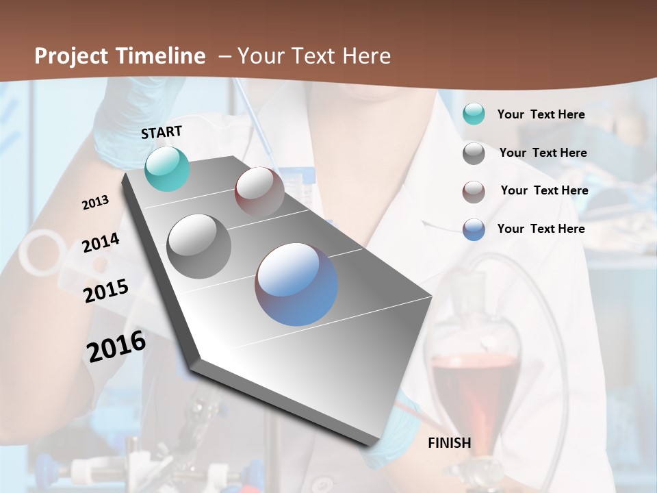 Medicine Researcher Test PowerPoint Template
