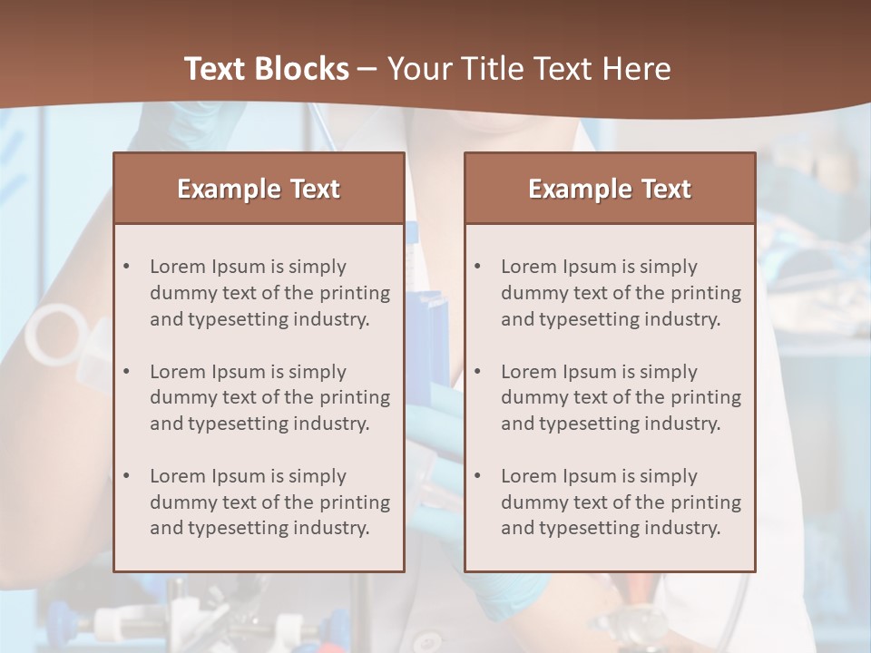 Medicine Researcher Test PowerPoint Template