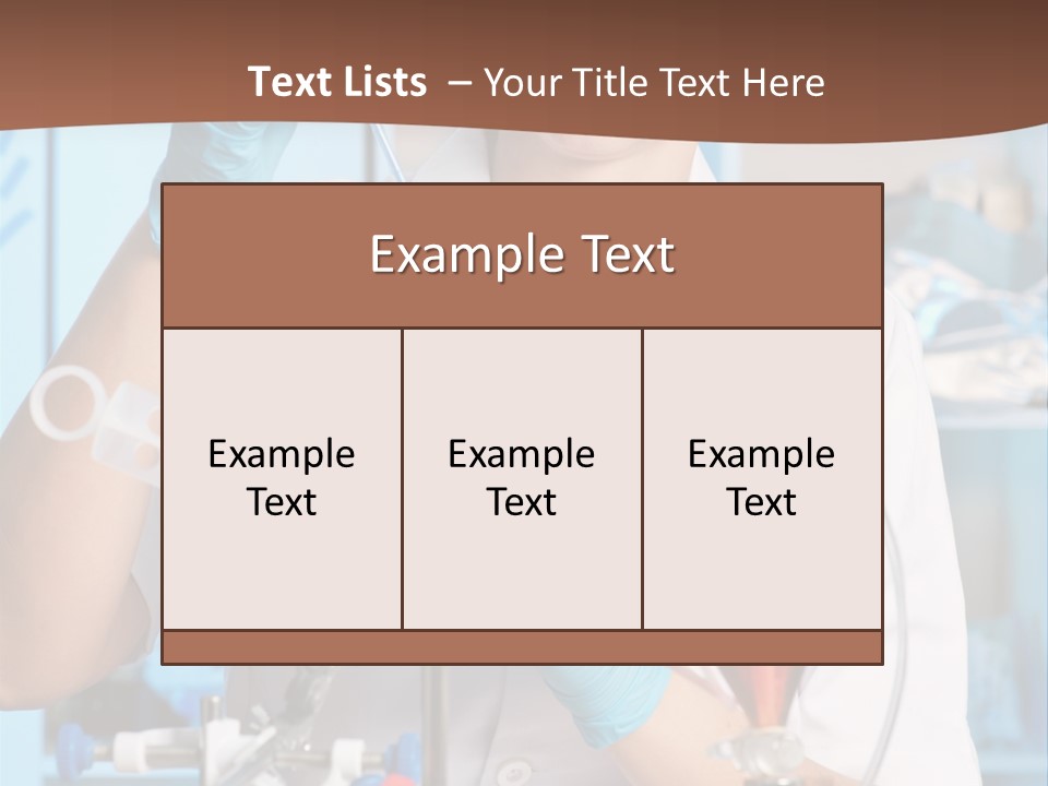 Medicine Researcher Test PowerPoint Template