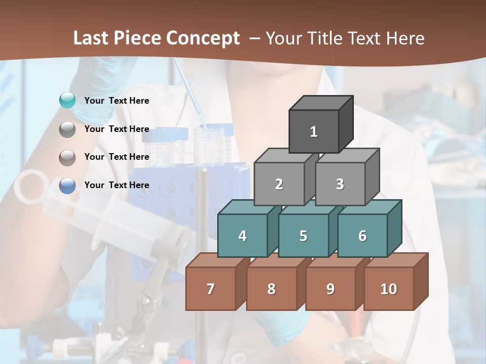 Medicine Researcher Test PowerPoint Template