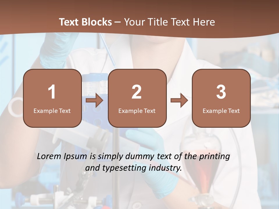 Medicine Researcher Test PowerPoint Template