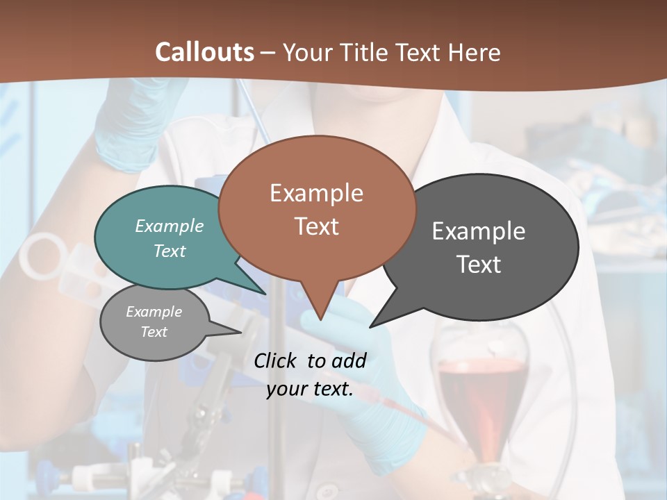 Medicine Researcher Test PowerPoint Template