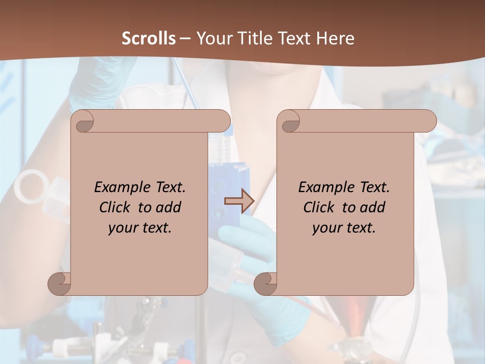Medicine Researcher Test PowerPoint Template