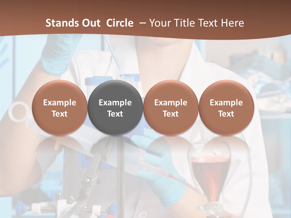 Medicine Researcher Test PowerPoint Template