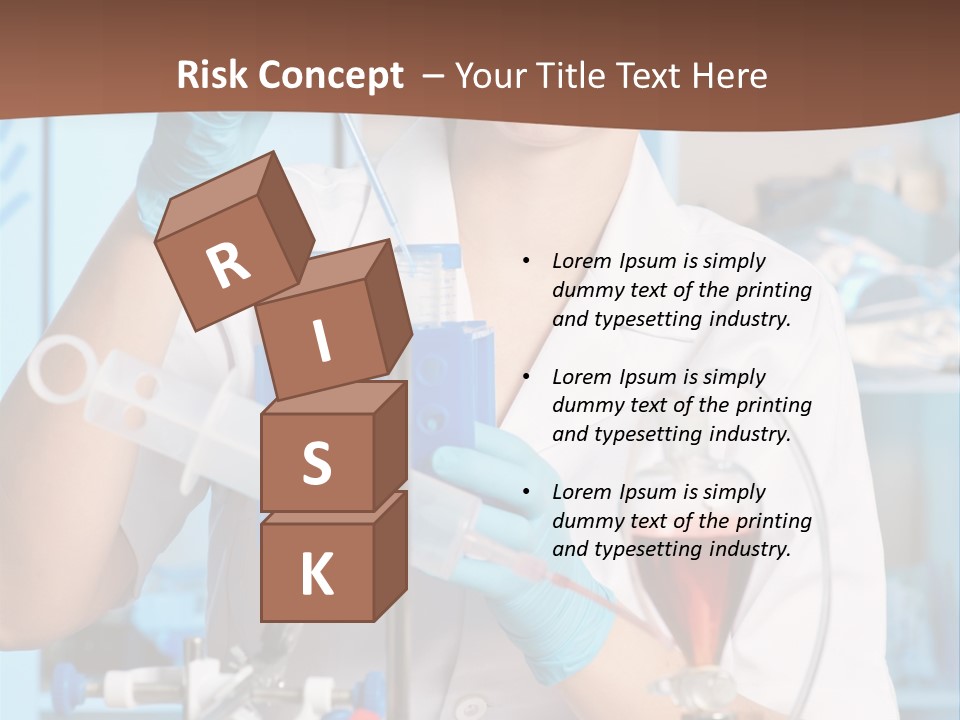 Medicine Researcher Test PowerPoint Template