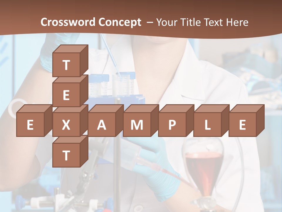 Medicine Researcher Test PowerPoint Template