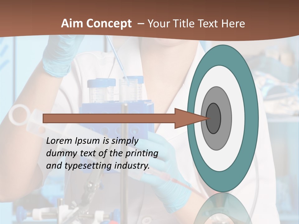 Medicine Researcher Test PowerPoint Template