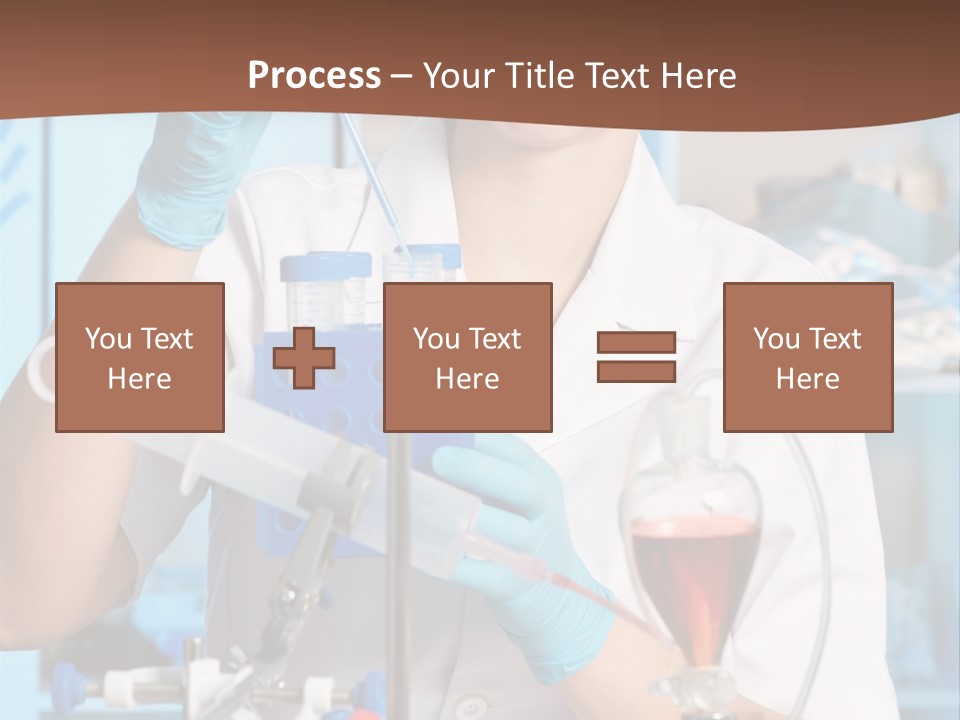 Medicine Researcher Test PowerPoint Template