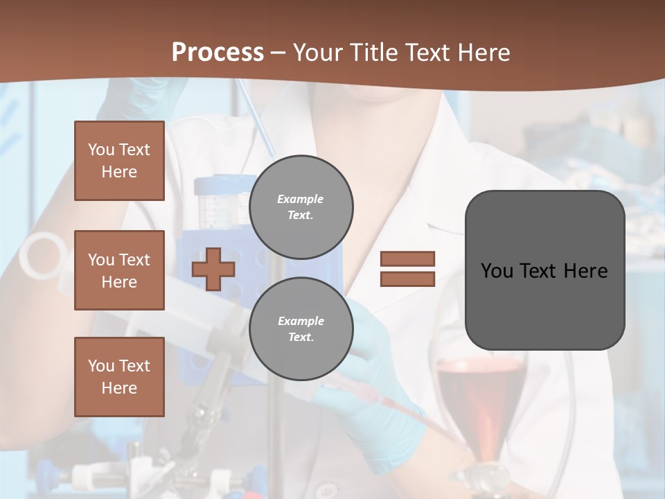 Medicine Researcher Test PowerPoint Template