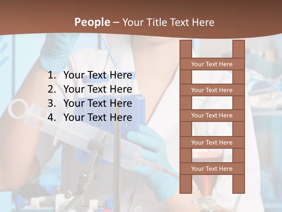 Medicine Researcher Test PowerPoint Template