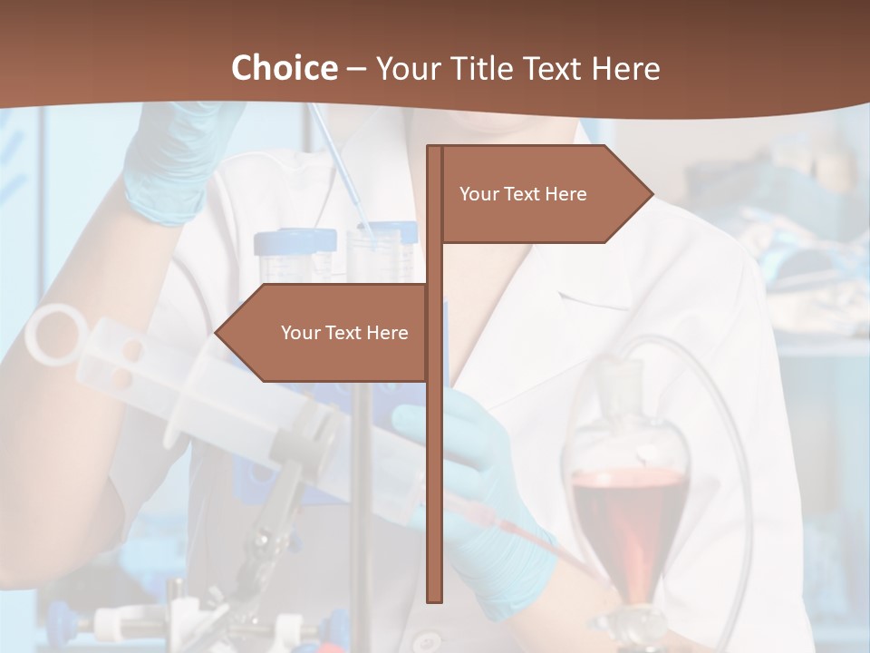 Medicine Researcher Test PowerPoint Template