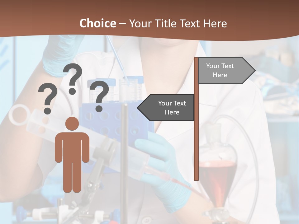 Medicine Researcher Test PowerPoint Template