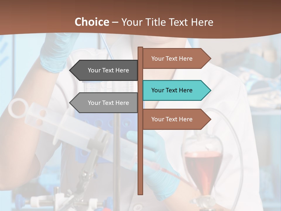 Medicine Researcher Test PowerPoint Template