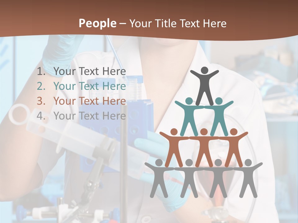 Medicine Researcher Test PowerPoint Template
