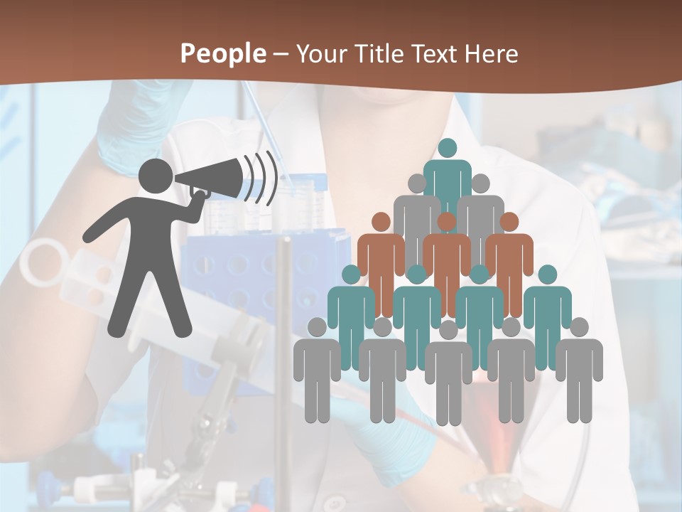 Medicine Researcher Test PowerPoint Template