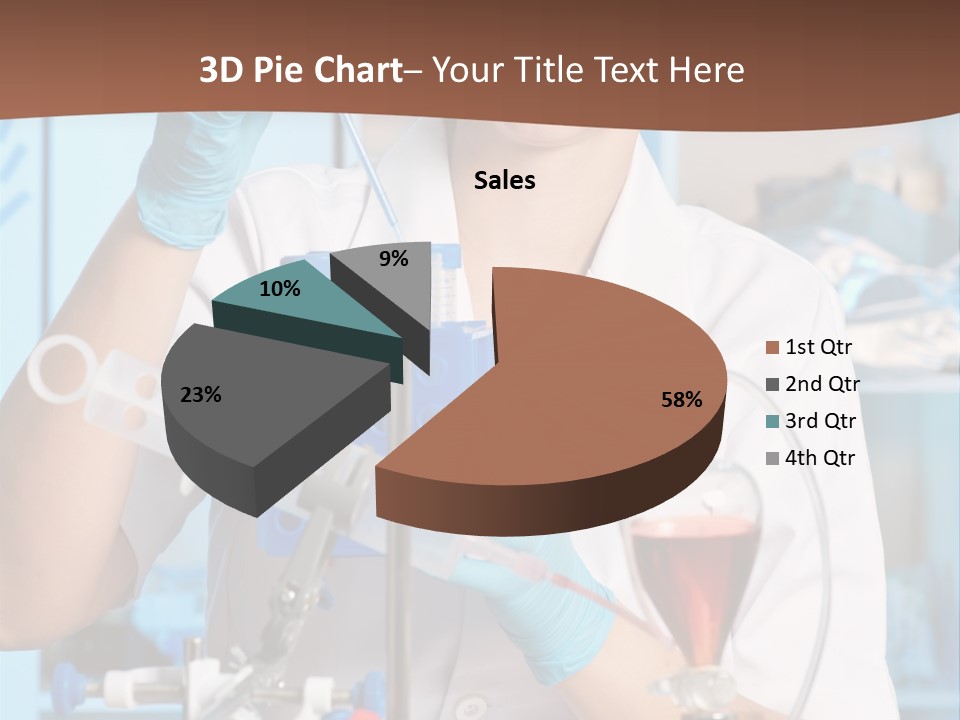 Medicine Researcher Test PowerPoint Template