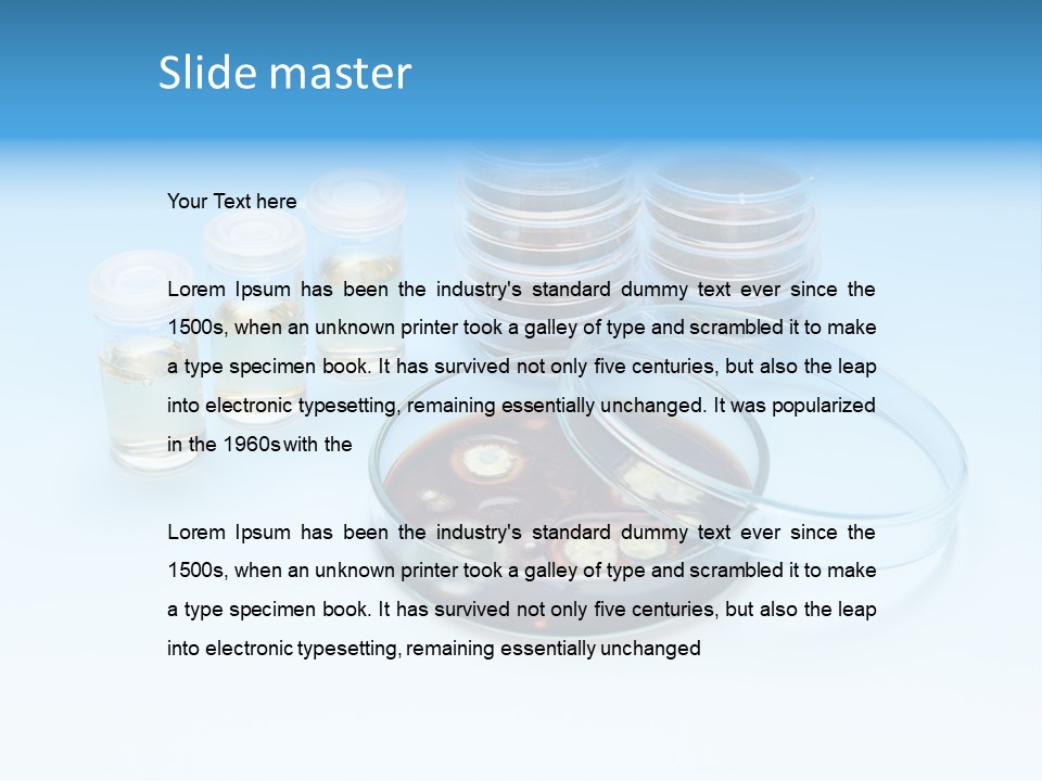 Health Brown Bacteria PowerPoint Template