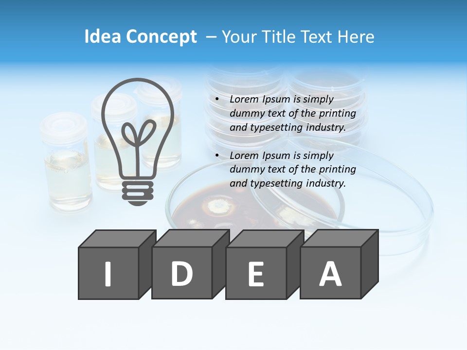 Health Brown Bacteria PowerPoint Template