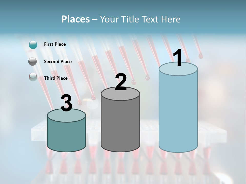 Pipette Tips Genetic Modified PowerPoint Template