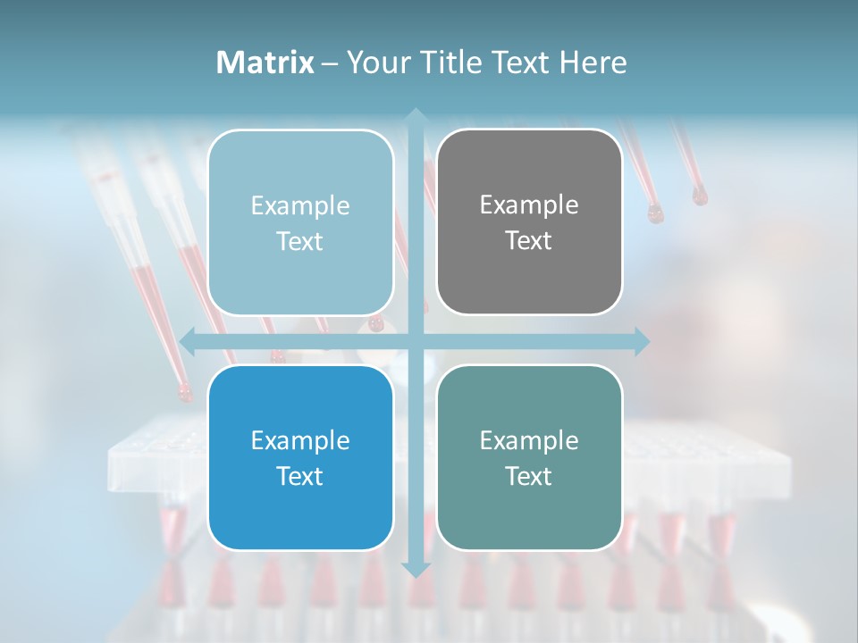 Pipette Tips Genetic Modified PowerPoint Template