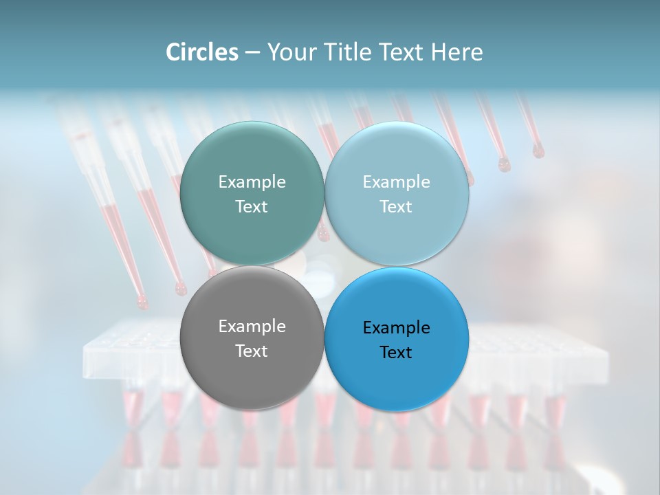 Pipette Tips Genetic Modified PowerPoint Template