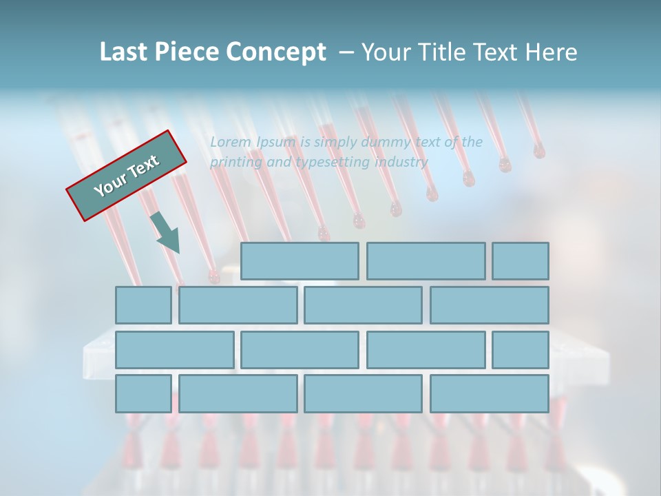 Pipette Tips Genetic Modified PowerPoint Template