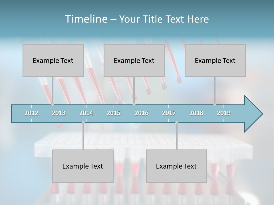 Pipette Tips Genetic Modified PowerPoint Template