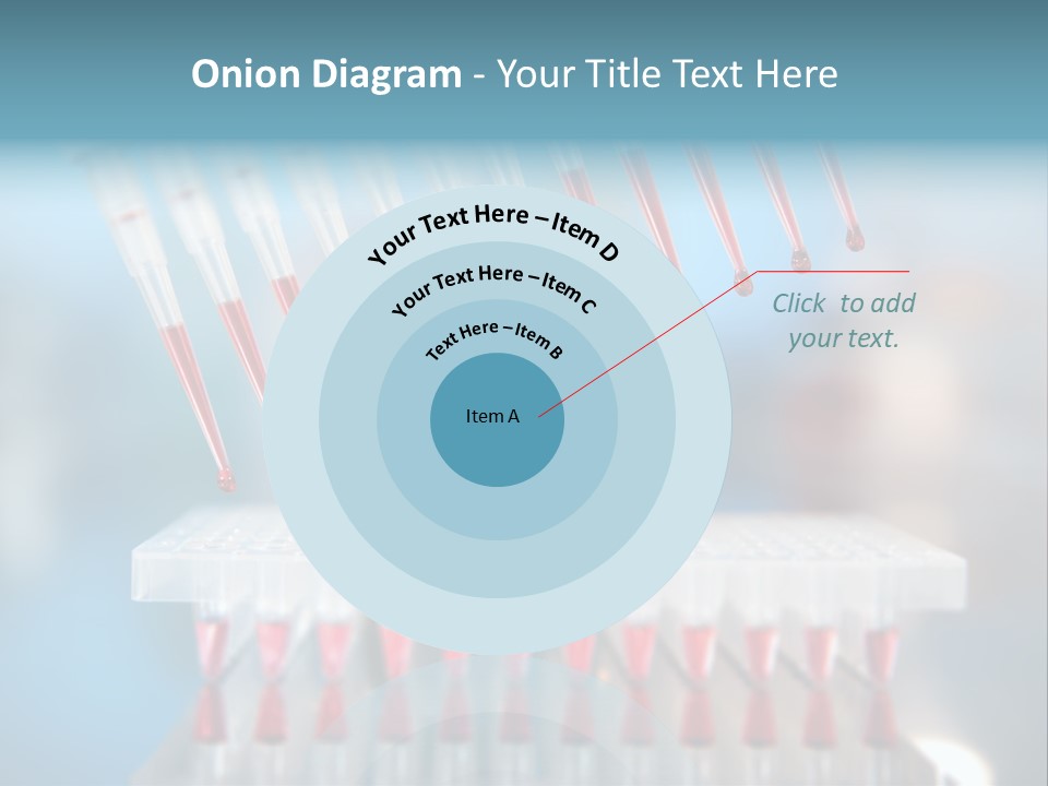 Pipette Tips Genetic Modified PowerPoint Template