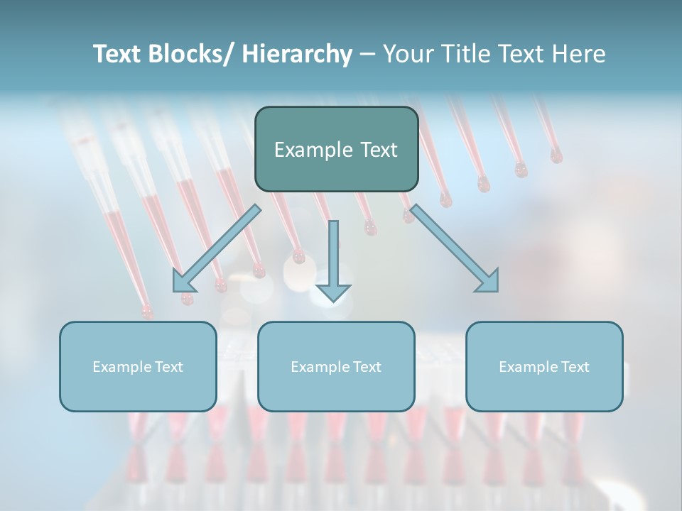 Pipette Tips Genetic Modified PowerPoint Template
