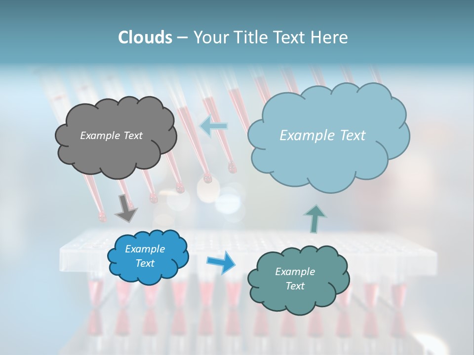 Pipette Tips Genetic Modified PowerPoint Template