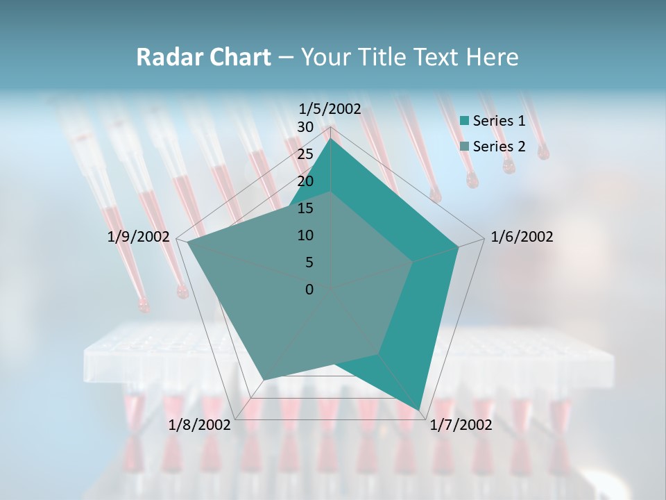 Pipette Tips Genetic Modified PowerPoint Template