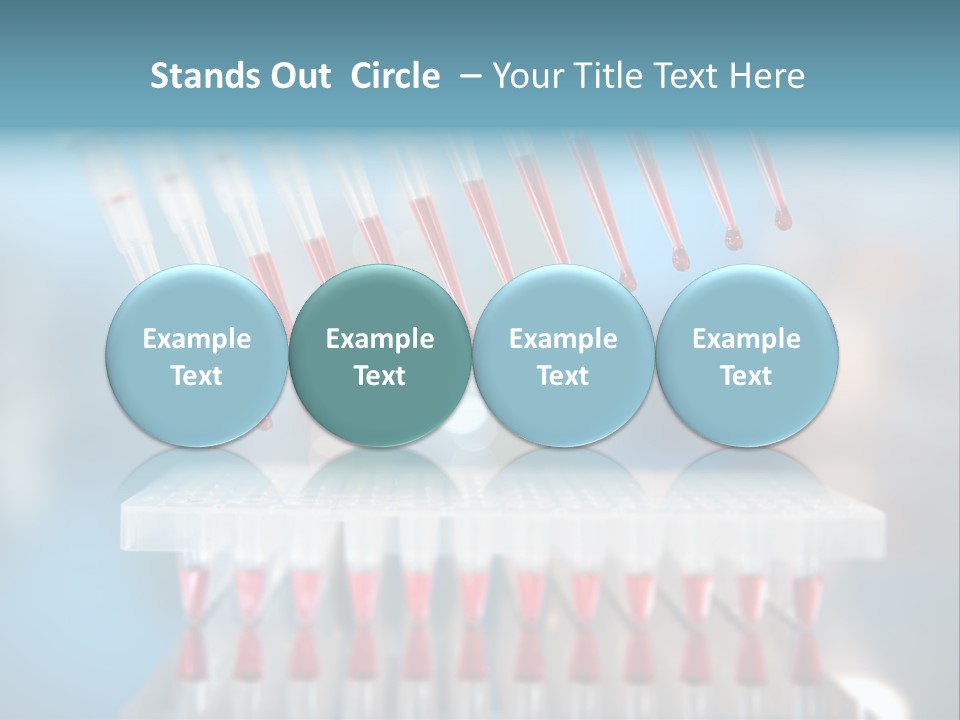 Pipette Tips Genetic Modified PowerPoint Template