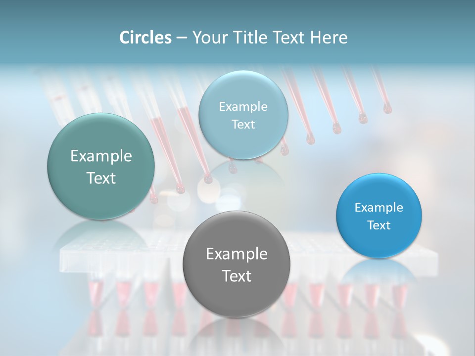 Pipette Tips Genetic Modified PowerPoint Template
