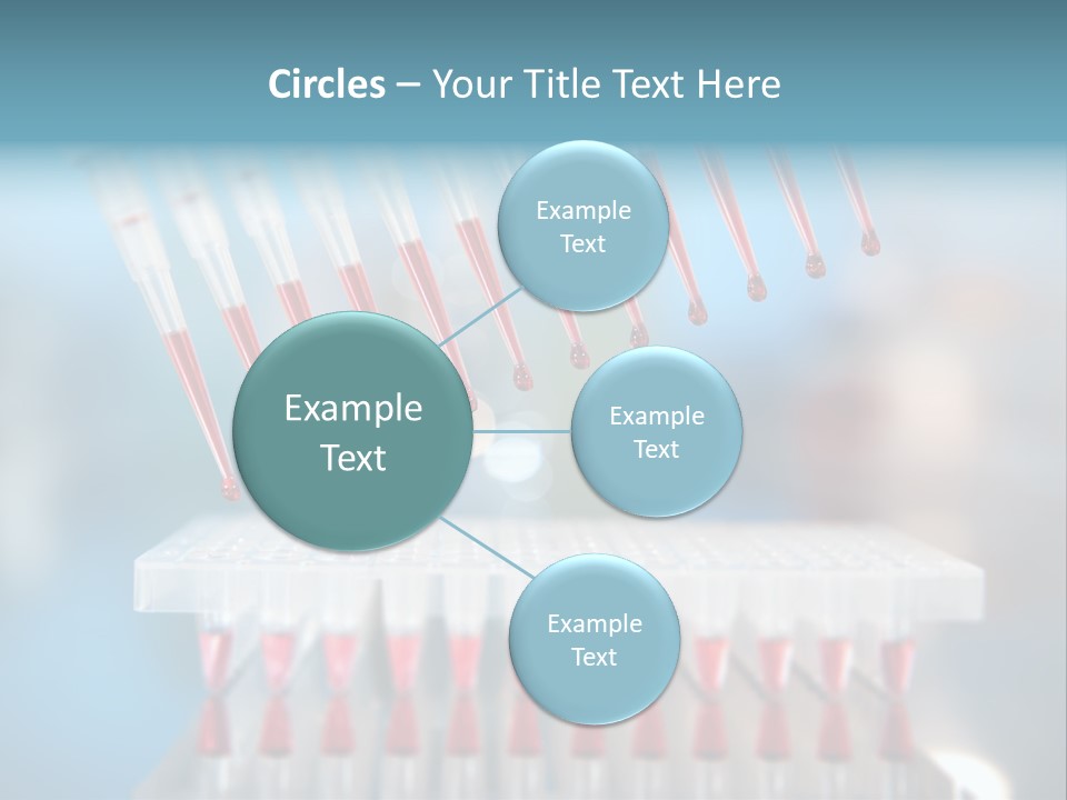Pipette Tips Genetic Modified PowerPoint Template