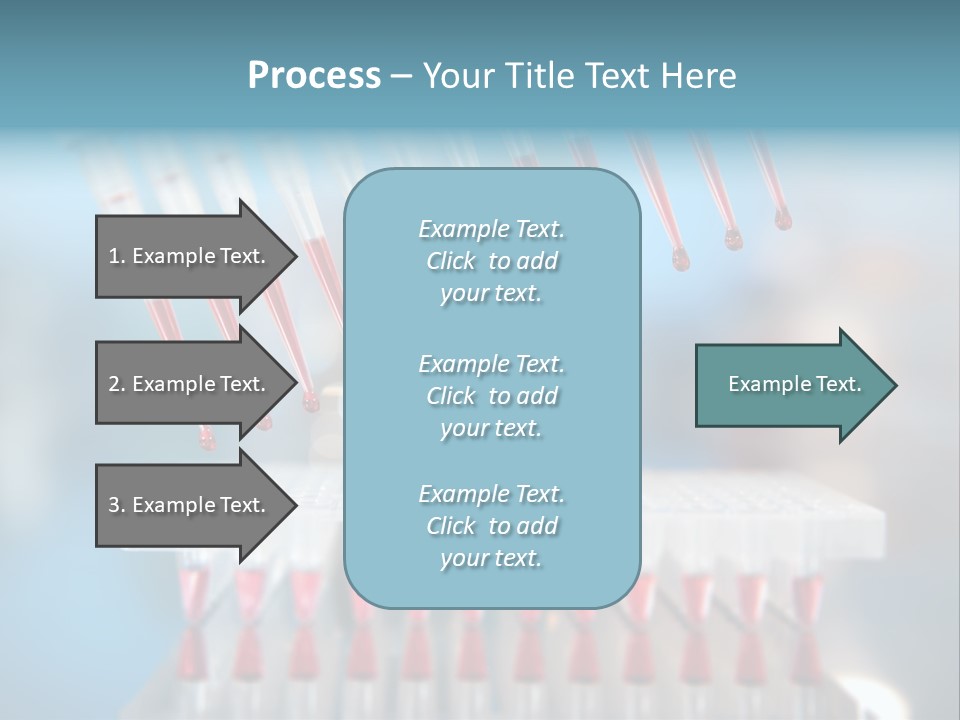 Pipette Tips Genetic Modified PowerPoint Template