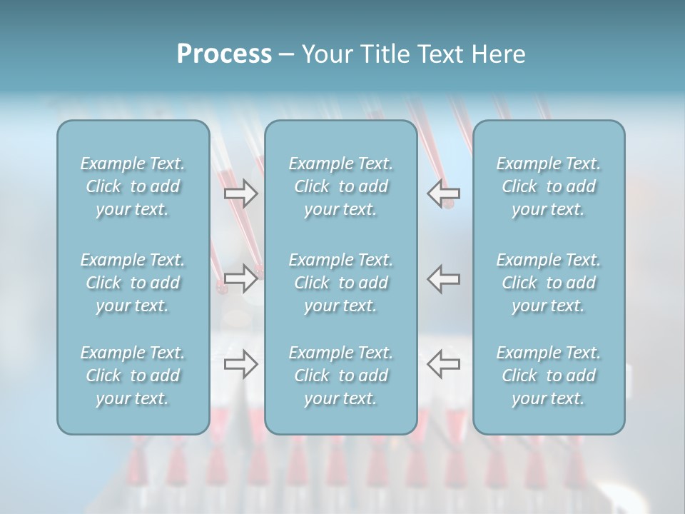 Pipette Tips Genetic Modified PowerPoint Template