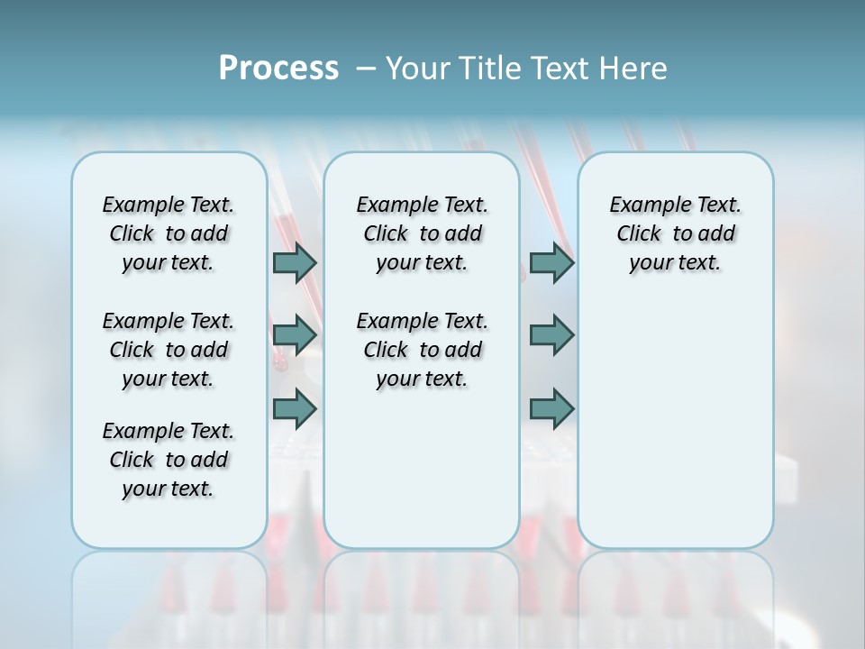 Pipette Tips Genetic Modified PowerPoint Template