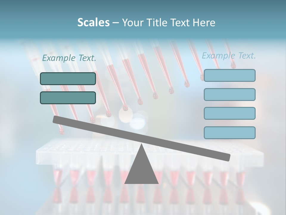 Pipette Tips Genetic Modified PowerPoint Template