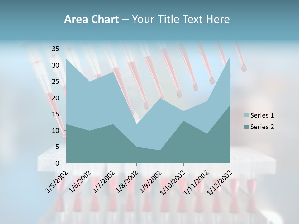 Pipette Tips Genetic Modified PowerPoint Template
