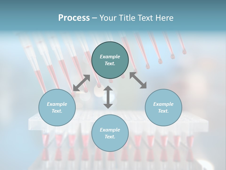 Pipette Tips Genetic Modified PowerPoint Template