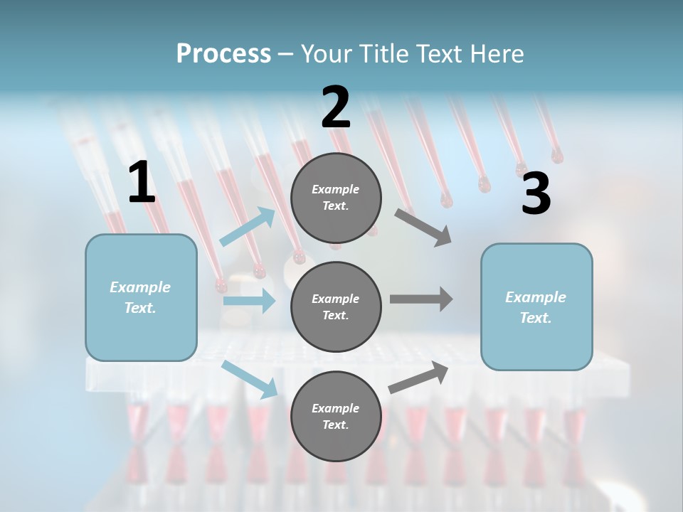 Pipette Tips Genetic Modified PowerPoint Template
