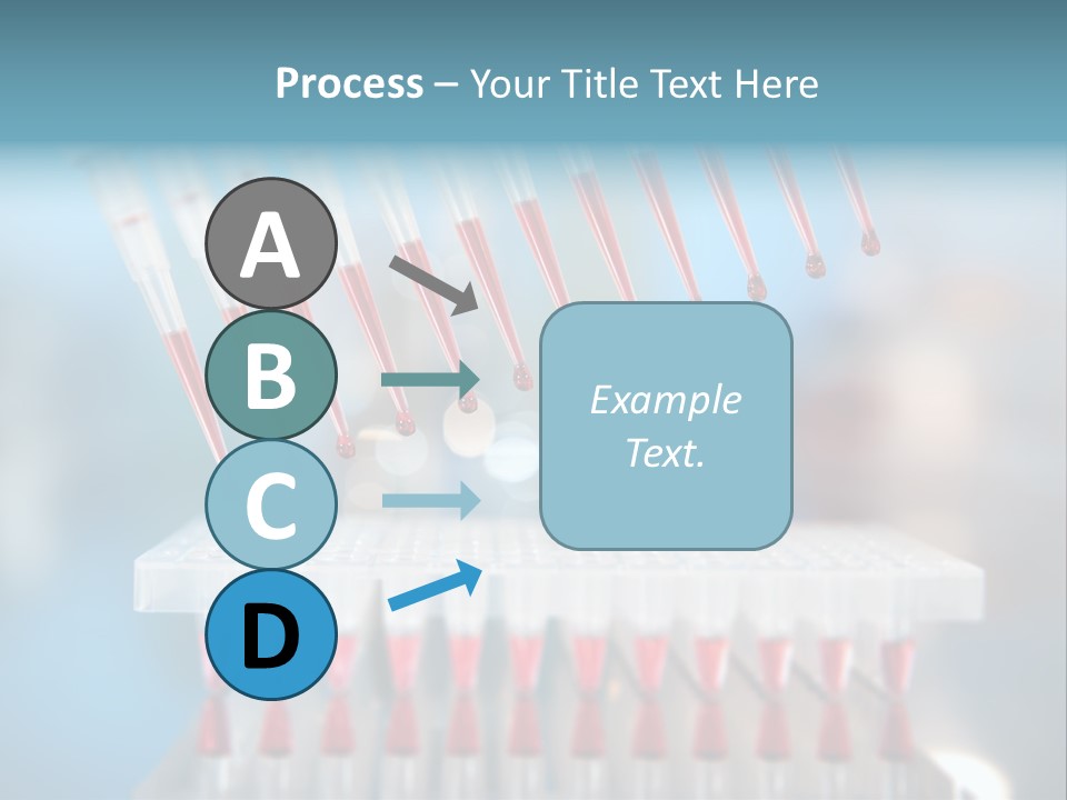 Pipette Tips Genetic Modified PowerPoint Template