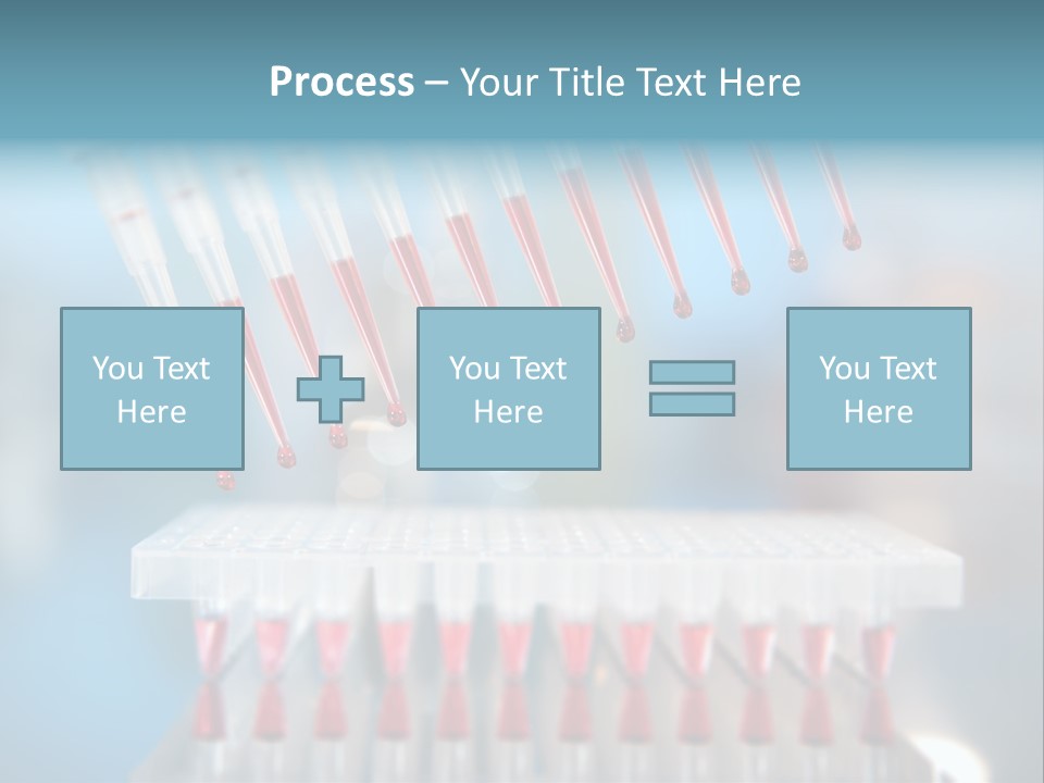 Pipette Tips Genetic Modified PowerPoint Template
