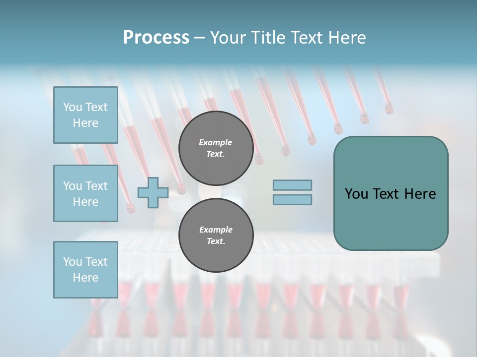 Pipette Tips Genetic Modified PowerPoint Template