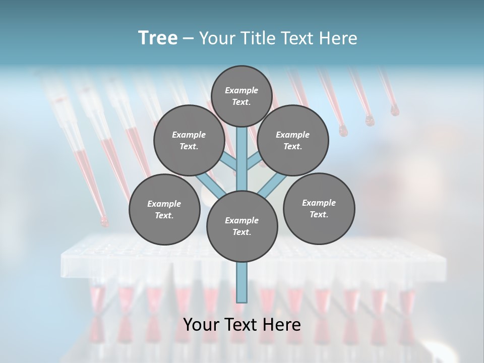 Pipette Tips Genetic Modified PowerPoint Template