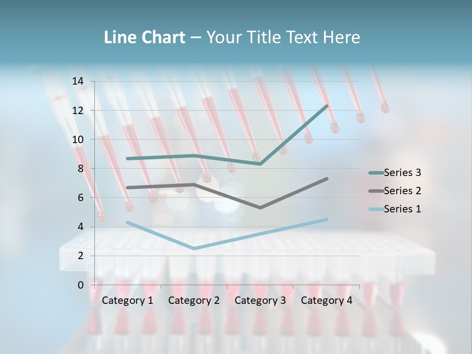 Pipette Tips Genetic Modified PowerPoint Template