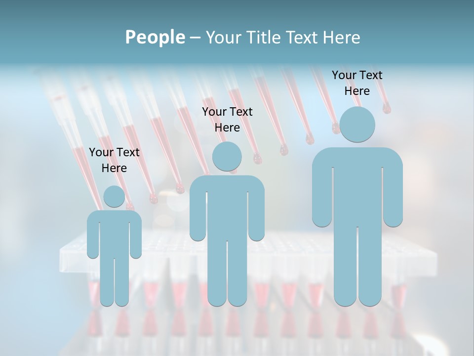 Pipette Tips Genetic Modified PowerPoint Template