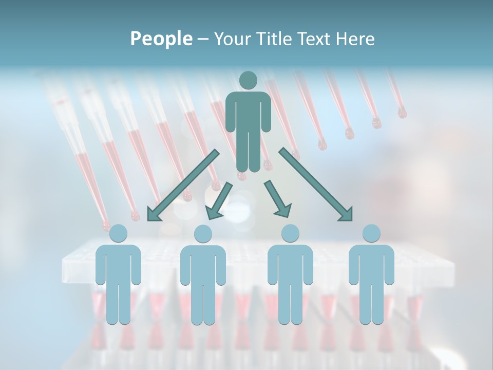 Pipette Tips Genetic Modified PowerPoint Template