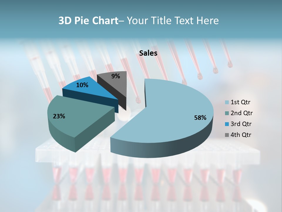 Pipette Tips Genetic Modified PowerPoint Template