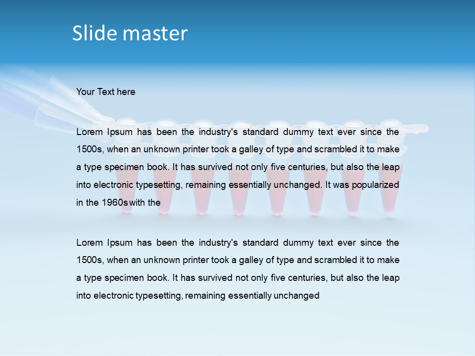 Pcr Stripe Cover Dna Amplification PowerPoint Template